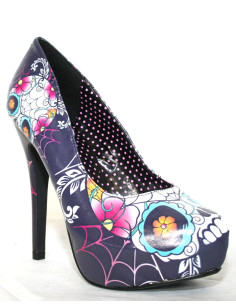 Heels - Sugarskull (blue-ish)