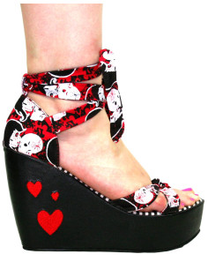 Love Skulls - Wedges