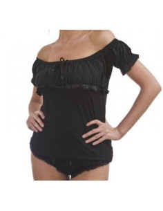 Gypsy Top - cotton black