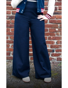 Marlene Pants - Marine Blau 2