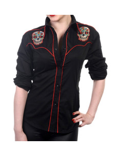 Sugar Skull Bluse
