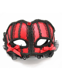 Red and Black Mask