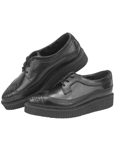 Pointed Creeper Black Leder