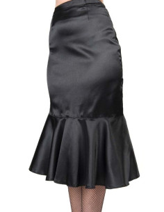 Kate Satin Hobble Skirt