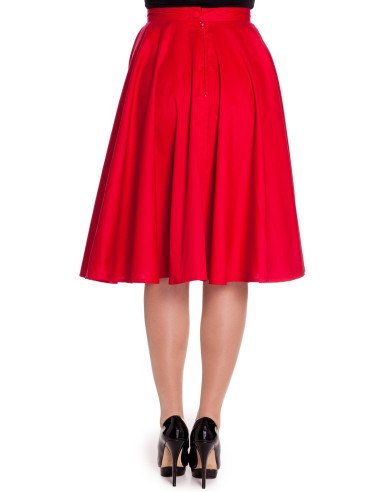 Paula 50's Skirt Red
