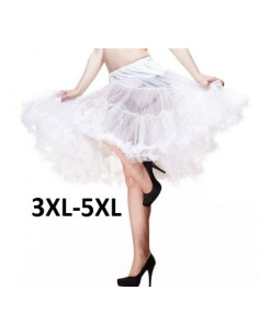 Petticoat Lang,White - Plus...