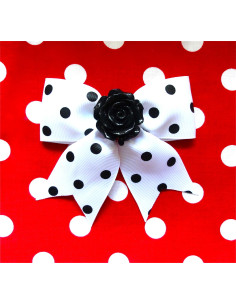 ROSIE POLKA DOT BLACK/ WHITE