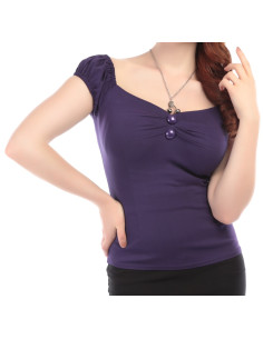Dolores Top purple
