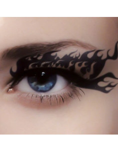 EYE TATTOO - FLAMES
