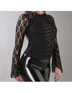 Sarah gothic top black...