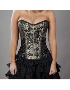 Rock overbust with studs in...