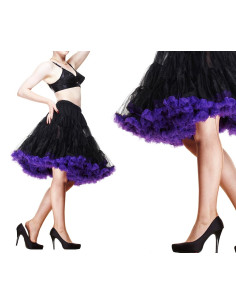 Petticoat  schwarz- violett