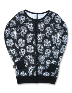 SKULL MUERTE CARDIGAN