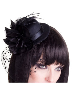 Vintage Big Black Hat