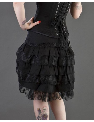 Jessica mini skirt in schwarz
