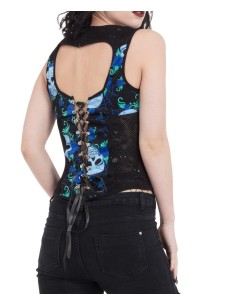 Blue Skull Corset 2