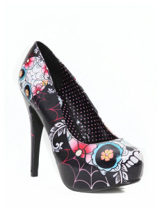 Heels - Sugarskull (schwarz)