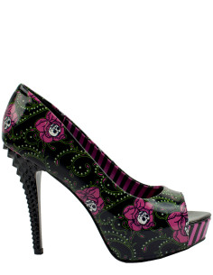 Heels - Rosy Skull